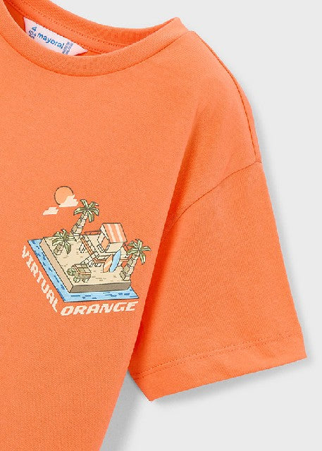 Camiseta m/c mix and match    Naranja