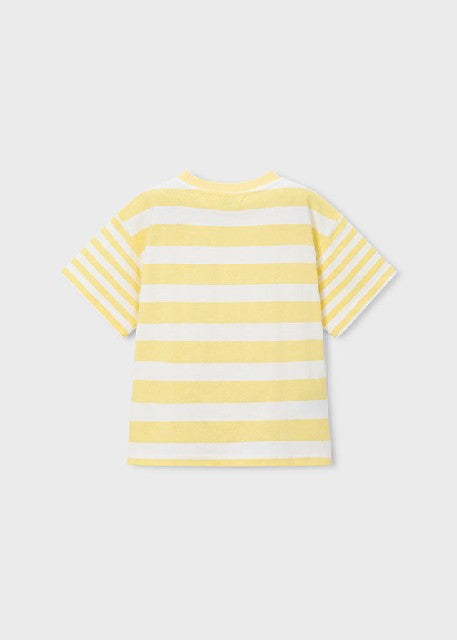 Camiseta m/c rayas estampadas Lemon