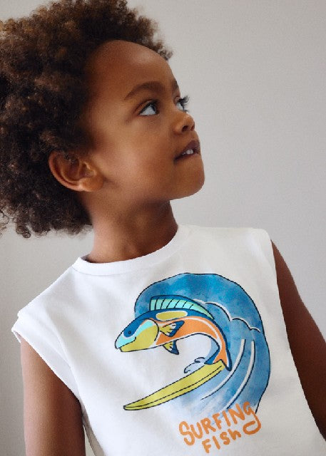 Camiseta tirantes             Blanco