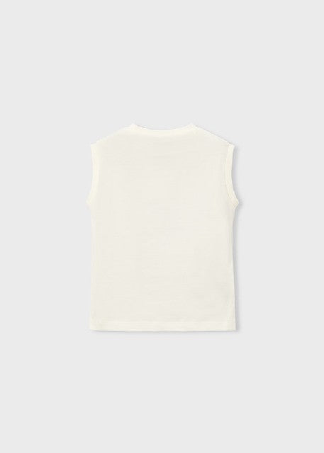 Camiseta tirantes             Nata
