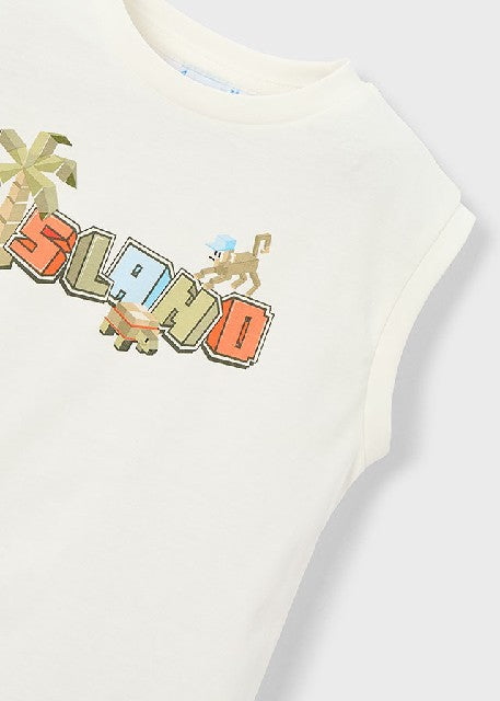 Camiseta tirantes             Nata