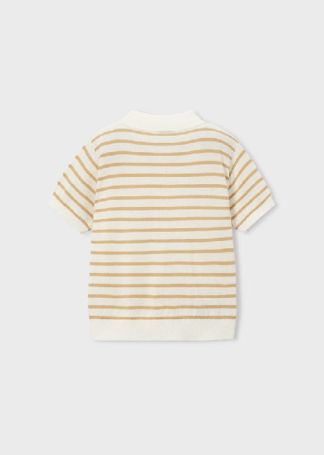 Polo m/c tricot               Nata-mocca
