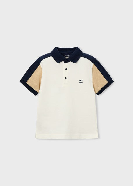 Polo m/c combinado            Nata-nuez