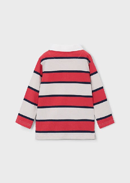 Polo m/l rayas                Tomate