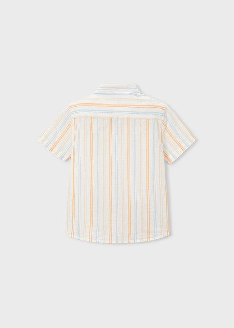 Camisa m/c lino               Peach