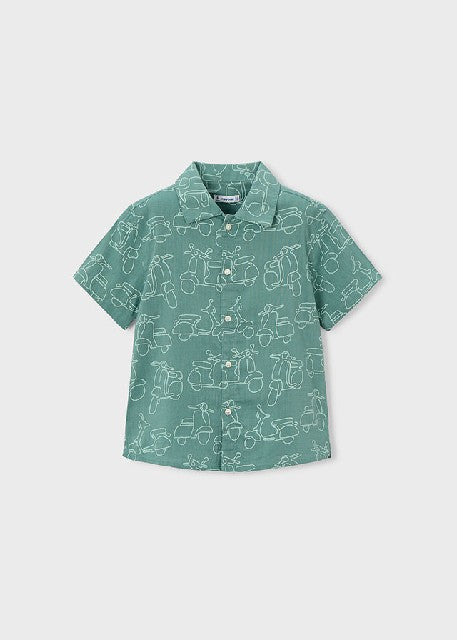 Camisa m/c estampada          Alga