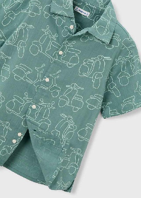 Camisa m/c estampada          Alga