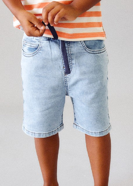 Bermuda soft denim jogger     Claro