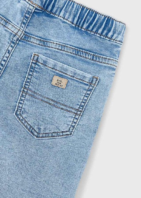 Bermuda soft denim jogger     Claro