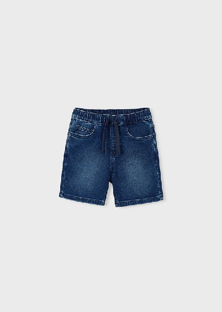 Bermuda soft denim jogger     Oscuro