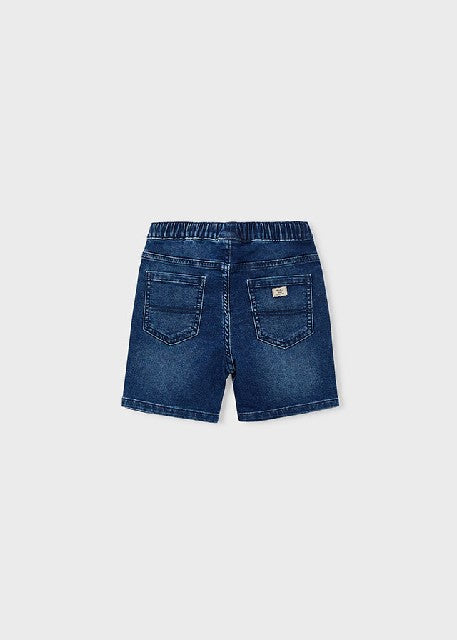 Bermuda soft denim jogger     Oscuro