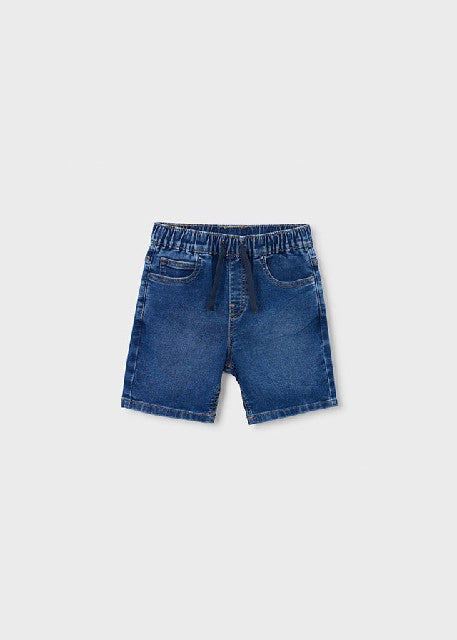 Bermuda soft denim jogger     Medio