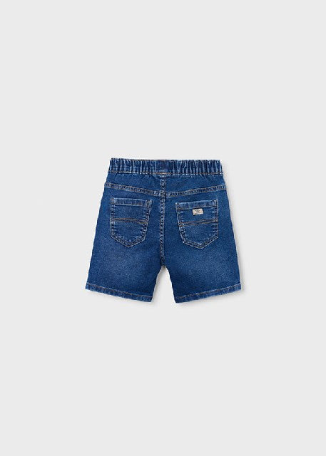 Bermuda soft denim jogger     Medio