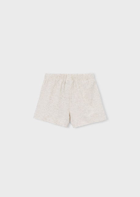 Pantalon corto bolsillos      Lino