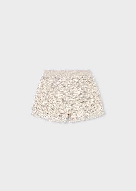Pantalon corto tricot         Garbanzo