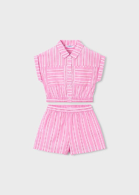 Conj. short rayas             Candy