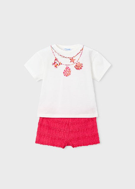 Conj. short punto fantasia    Amapola