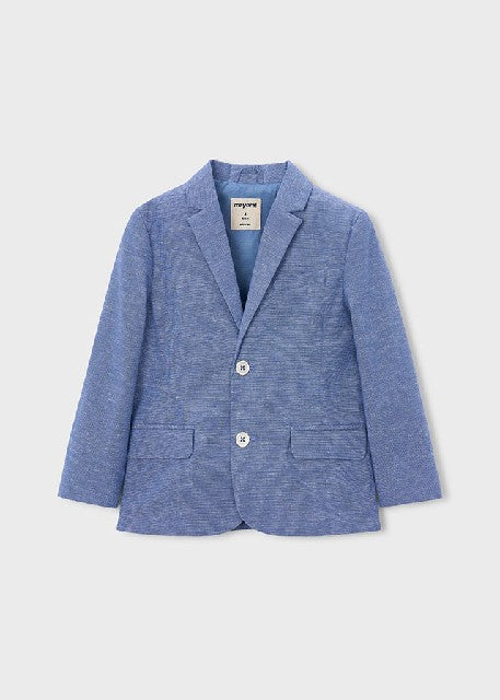 Chaqueta lino suiting         Añil