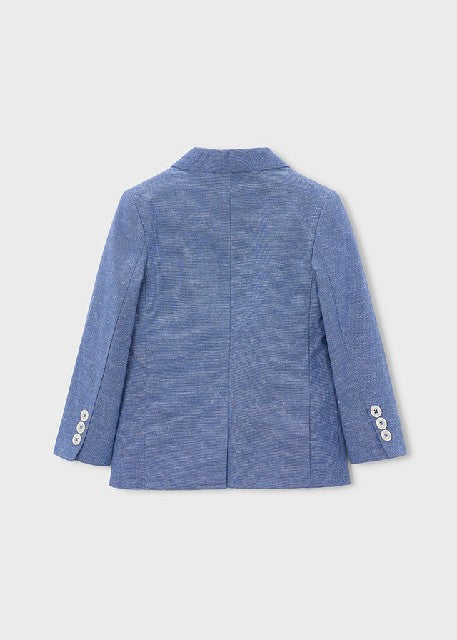 Chaqueta lino suiting         Añil