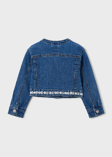 Cazadora denim guipur         Oscuro
