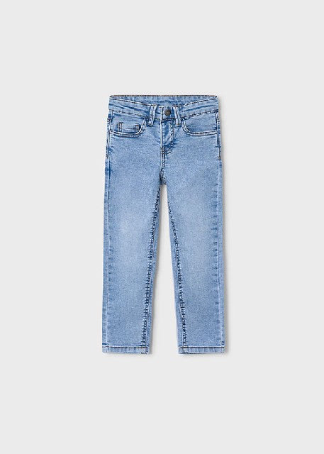 Pantalon soft denim 5b        Claro