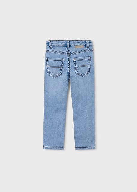 Pantalon soft denim 5b        Claro