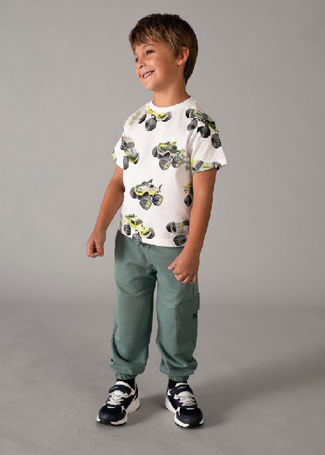 Pantalon combinado            Verde