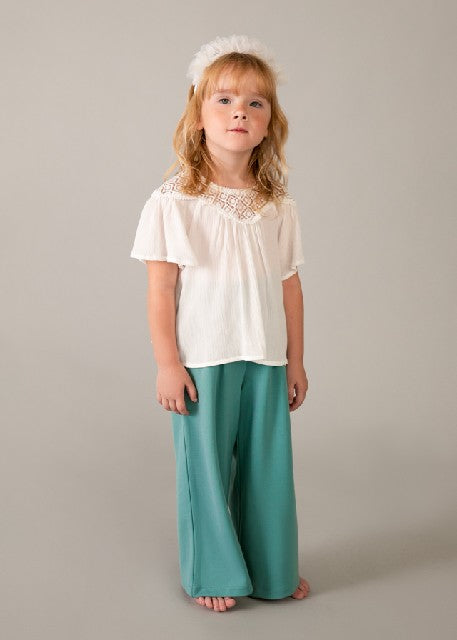 Pantalon largo punto roma     Menta