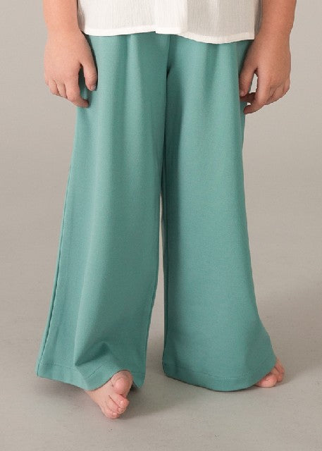 Pantalon largo punto roma     Menta