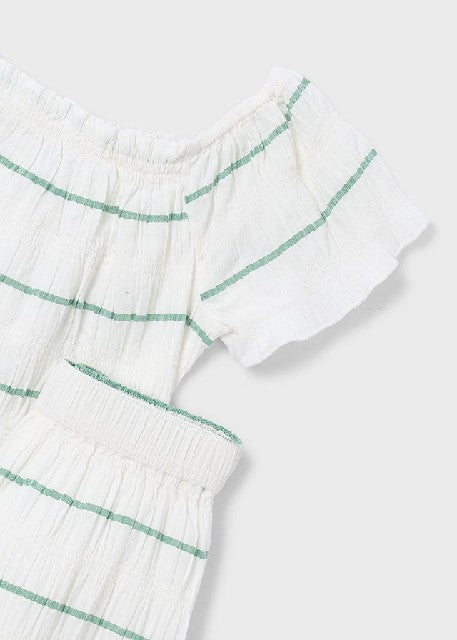 Conj. pantalon largo rayas    Crd-menta