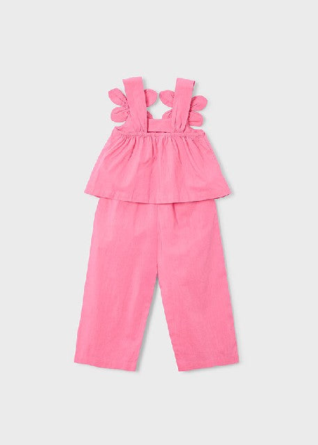 Conj. pantalon largo aplique  Geranio