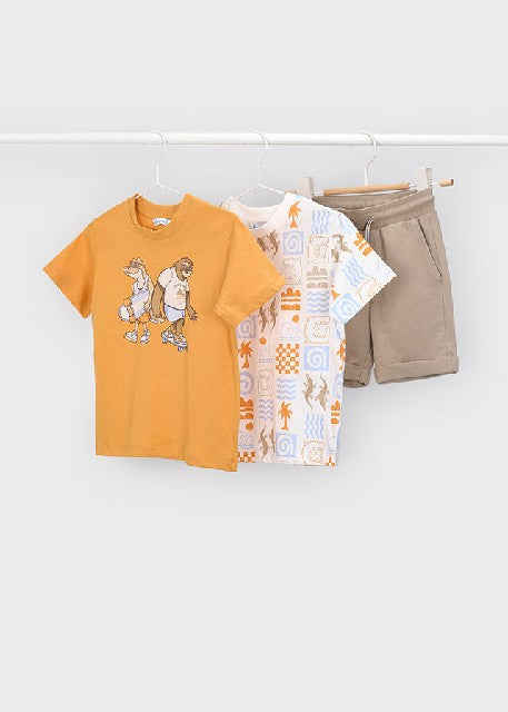 Conj. punto 2 camisetas       Peach