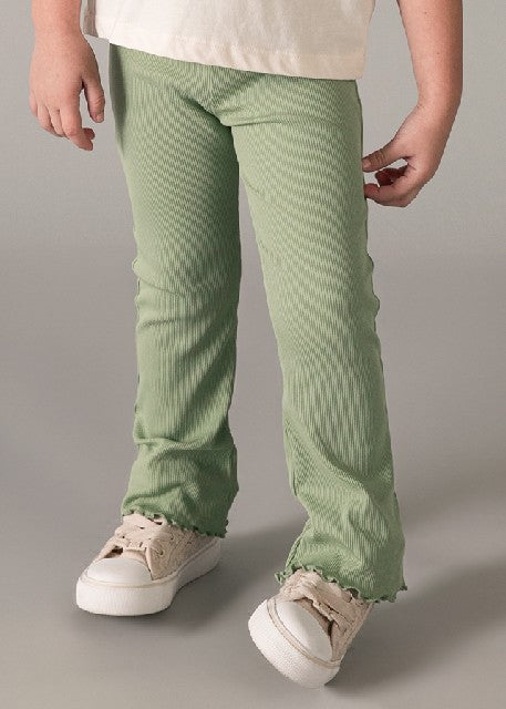 Leggings flare canale         Musgo