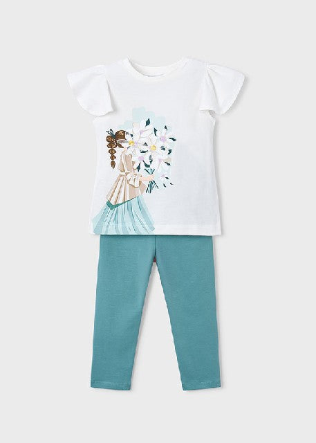 Conj. leggings                Menta