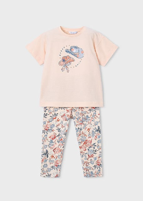 Conj. leggings estampado      Salmon