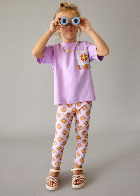Conj. leggings estampado      Lilac