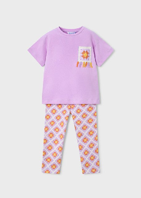 Conj. leggings estampado      Lilac