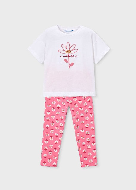 Conj. leggings estampado      Geranio