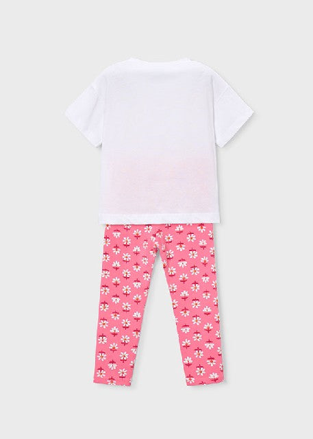 Conj. leggings estampado      Geranio