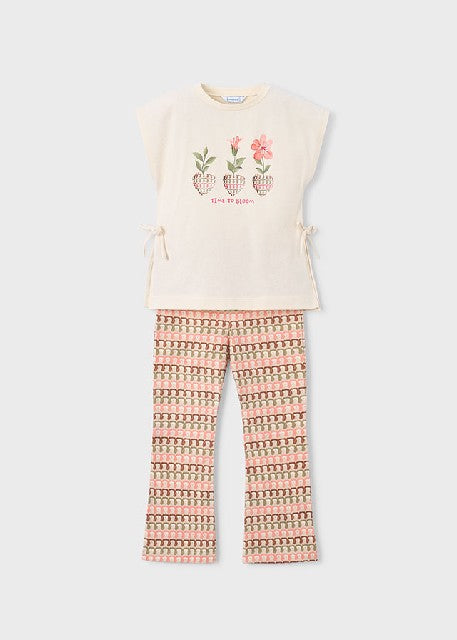 Conj. leggings flare          Mandarina