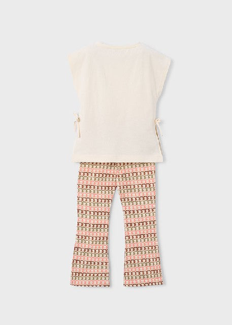 Conj. leggings flare          Mandarina