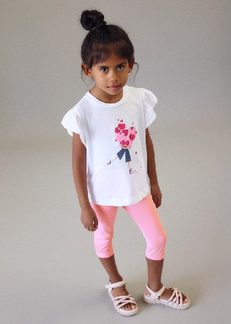 Conj. leggings 2 pantalones   Petalo