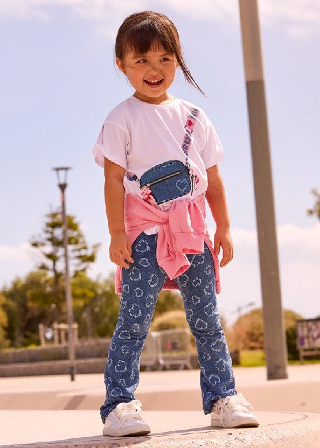 Conj. leggings flare          Corazon