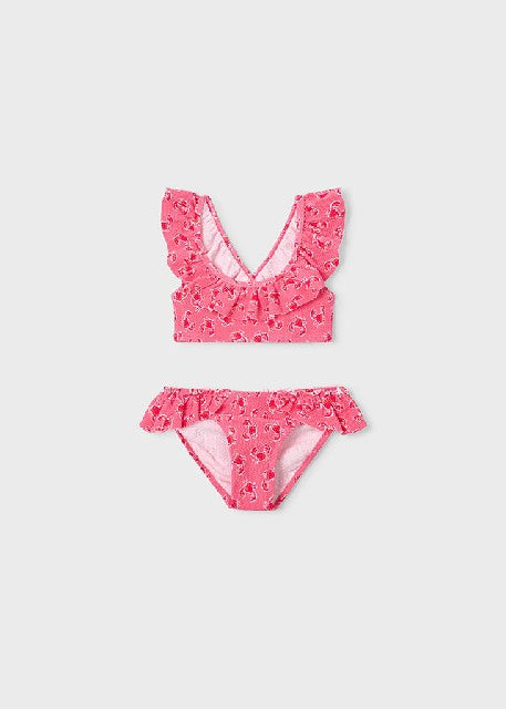 Bikini estructura estampado   Geranio