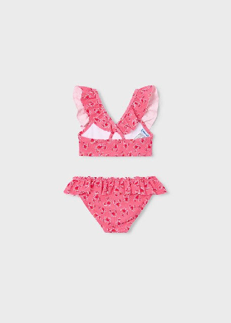 Bikini estructura estampado   Geranio
