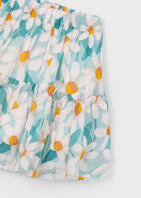 Falda dobby estampada         Lago