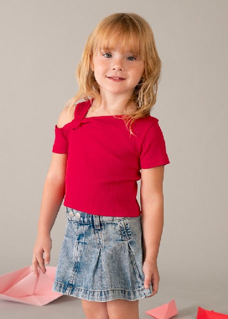 Falda denim fluido            Claro
