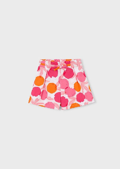 Falda pantalon estampada      Clavel