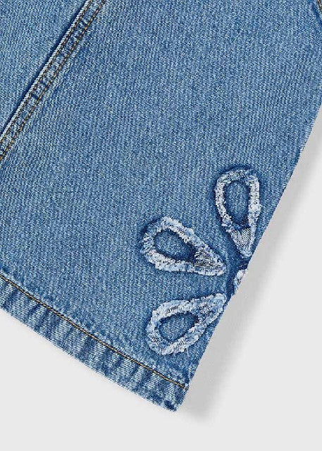 Falda peto denim fluido       Medio