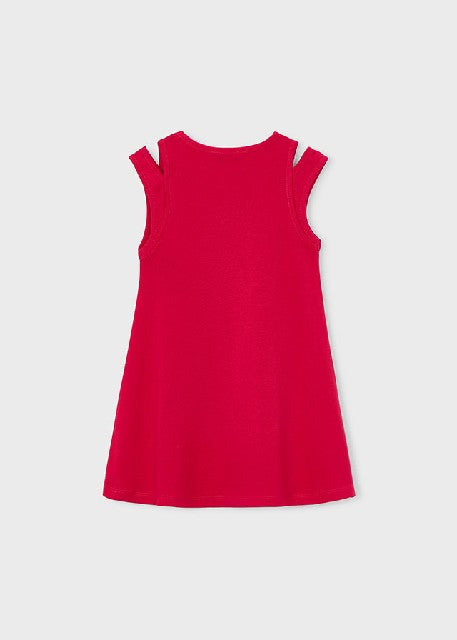 Vestido cut out tachuelas     Persimon